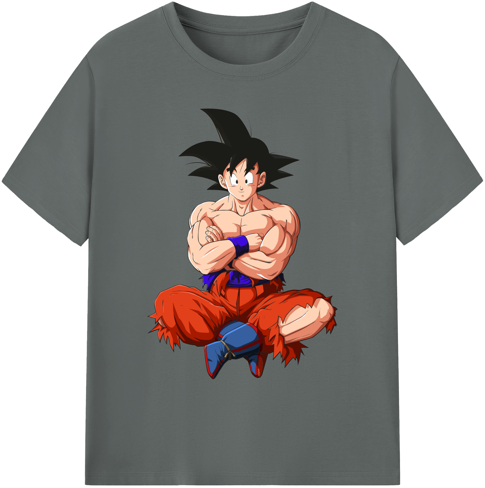 （画像用） ドラゴンボール 孫悟空（そん ごくう）Son Goku カカロット DRAGON BALL Kakarotto 綿100％ メンズ半袖Tシャツ｜肌触りやわらか＆通気性